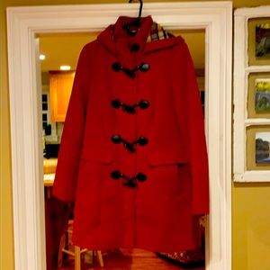 Lovely red wool coat